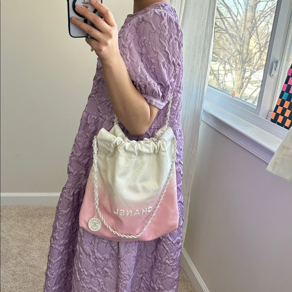 Chanel 22 bag in Ombré. Small